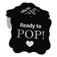 thumbnail image 1 of Inkdotpot Ready To Pop Baby Shower Bottle Tag Real Silver Foil Favor Bracket Shape Hang Tags Pack Of 50, 1 of 6