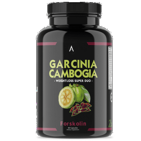 Angry Supplements Garcinia Cambogia with Forskolin Weight Loss Pills, 60 Ct