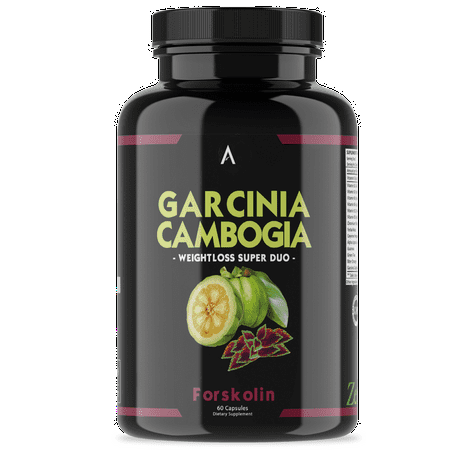 Angry Supplements Garcinia Cambogia with Forskolin Weight Loss Pills, 60