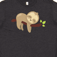 thumbnail image 4 of Inktastic Cute Sloth Sleeping On Tree Branch, Lazy Sloth Youth T-Shirt, 4 of 5