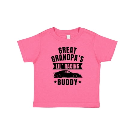 

Inktastic Great Grandpas Lil Racing Buddy Gift Baby Boy or Baby Girl T-Shirt