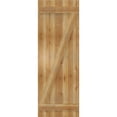 thumbnail image 5 of 21 1/2"W X 61"H Timbercraft Four 5 3/8" Boards Joined Board-N-Batten Shutters W/Z-Bar, Rough Sawn Western Red Cedar (Per Pair), 5 of 13