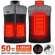 thumbnail image 1 of Chaleco Hetaed de 9 áreas, ropa de abrigo para hombres y mujeres, chaleco de autocalentamiento Usb, chaleco cálido para esquí, chaqueta térmica, ropa de caza para invierno Kuyhfg Bienvenido a Kuyhfg, 1 of 5
