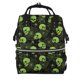 thumbnail image 1 of Disketp Skulls And Cobwebs Mochila de Pañales de Gran Capacidad con Múltiples Bolsillos, Mochila de Viaje Multifuncional para Bebé, Unisex, Moderna y Resistente, 1 of 6