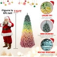 thumbnail image 2 of Artificial Spruce Christmas Tree, PE+PVC Blend Branches, Undecorated For Easy Setup. Includes A Foldable Metal Stand. A Holiday Tree For Home Decor, 2 of 7