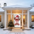 thumbnail image 6 of 2026 Christmas Home Party Decoration 1PCS Christmas Door Cover Door Curtain Christmas Day Door And Wall Decoration Desktop Decoration Festival Party Decoration 35x71inches, 6 of 6