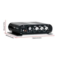 thumbnail image 2 of ST-838 2.1 Channel Power Amplifier 80W*2 Stereo Bass Sound Amp Subwoofer Amplifier ,Excellent Heat Dissipation, 2 of 4