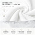 thumbnail image 6 of 24x47 Inch 100% Cotton Bath Towel, Ultra-Soft Turkish Cotton Washcloth, Low-Shedding Highly Absorbent Towel for Bathroom Spa Gym Hotel Guest Room, 6 of 8