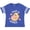 Football Blue and White, variant on Inktastic Valentines Day Pugs and Kisses with Pink Hearts Boys or Girls Toddler T-Shirt