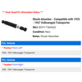thumbnail image 2 of Shock Absorber - Compatible with 1955 - 1967 Volkswagen Transporter 1956 1957 1958 1959 1960 1961 1962 1963 1964 1965 1966, 2 of 2