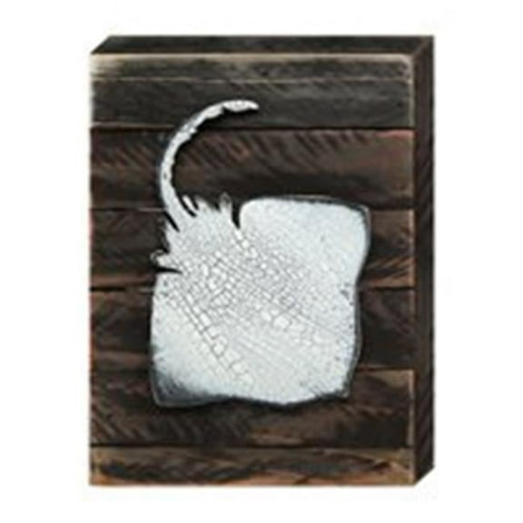 Designocracy 98530-12 Coastal Stingray Art on Board Wall Decor