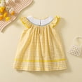 thumbnail image 7 of Kkkded Newborn Toddler Girls Dresses Summer Sleeveless Tutu Dress for Girls Cotton Sundresses Cartoon Embroidery Princess Dressess 9 Months-5 Years, 7 of 7