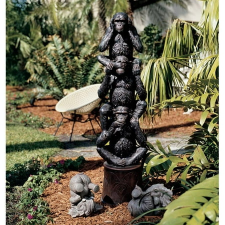 - Design Toscano Hear No Evil, See No Evil, Speak No Evil Grand-Scale Sculpture