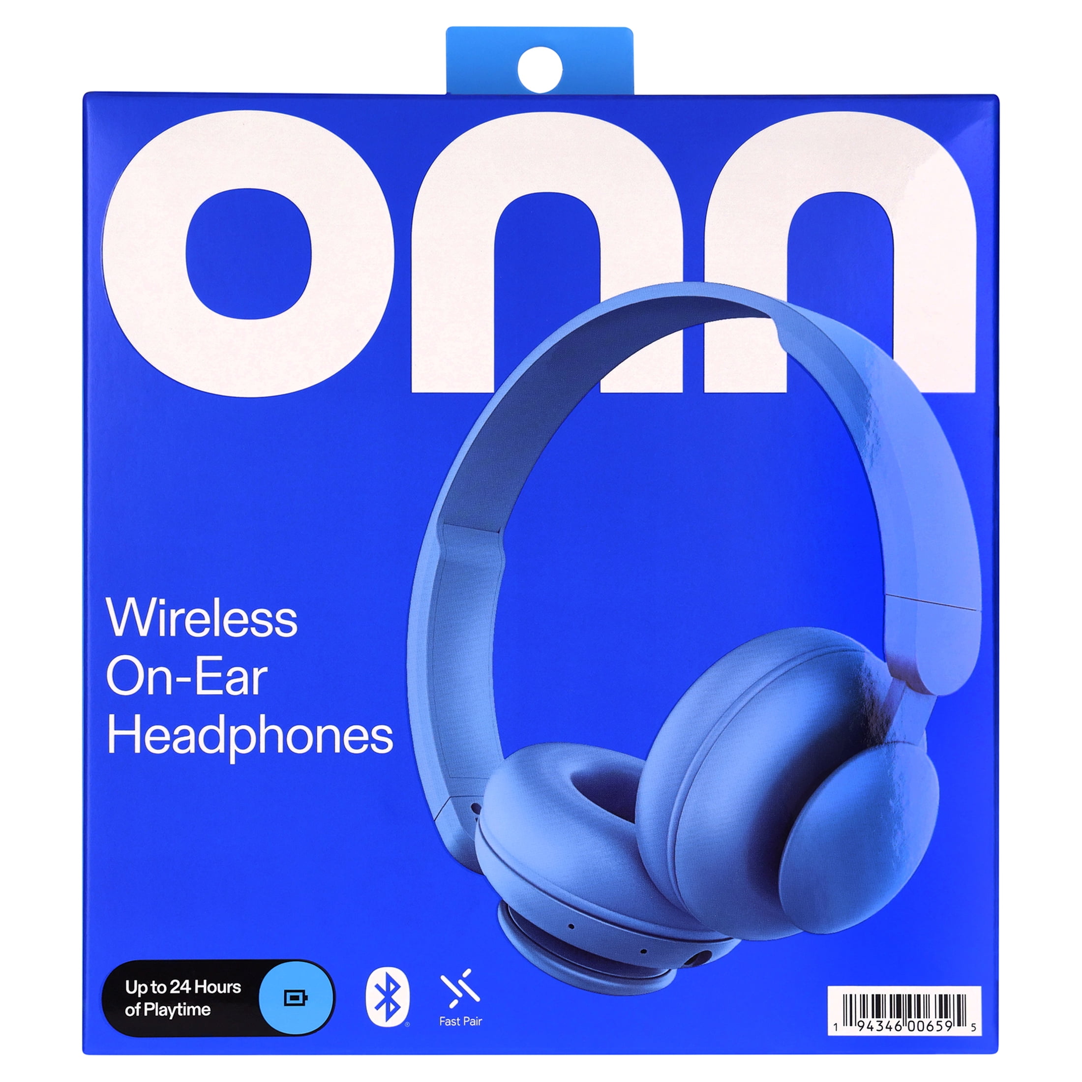 onn Wireless On-Ear Headphones, Blue thumbnail 14