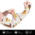 thumbnail image 2 of Balery Cute Bee Honey Jar Hive Bear Mangas Refrescantes para Brazos para Hombre y Mujer – Transpirables y Absorbentes de Humedad para Mujeres, Hombres y Niños, 2 of 7