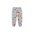 thumbnail image 2 of Bellafa Toddler Boy Sports Pants Casual Cotton Sweatpants Dinosaur Graphic Kids Active Jogger Pants For 2-7T Child, 2 of 3
