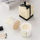 thumbnail image 3 of Neutral no LOGO white glass cup with wooden lid aromatherapy candle ribbon gift box soy wax aromatherapy home use, 3 of 5
