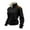 Black1, variant on fatyb Women's Quarter Zip Sweatshirts Fleece Stand Collar Pullover Casual Patchwork Long Sleeve Tops