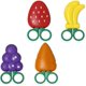 thumbnail image 3 of 1 paquete de tijeras creativas en forma de fruta, pegatina magnética para nevera, bonitas tijeras de corte de papel de seguridad para niños, pegatina de mensaje para nevera, decoración del hogar (púrp Afortunado Sencillez, 3 of 4