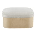 thumbnail image 3 of Moe's Home Collection Sonny Ottoman Fabric Natural, 3 of 7