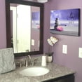 thumbnail image 6 of Bathroom Decor Canvas Wall Art Funny Bathroom Sign Wall Decor Zen Lotus Flower Stone Sand Spa Painting for Bathroom Yoga Room Purple Bathroom Artwork Framed 12"x16", 6 of 6