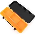 thumbnail image 2 of BLUEWING Tackle Storage Tray Durable Waterproof Tackle Organizer Box with 1 Large Adjustable Compartment, 15.75*6.3*3.15 in, Orange, 2 of 6