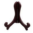thumbnail image 6 of JANDEL 7 High Quality Rubber Finished Dark Brown Wooden Plate Easel Display Holder Stand, 6 of 7