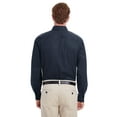 thumbnail image 3 of Harriton Men's Foundation 100% Cotton Long-Sleeve Twill Shirt with&nbsp;Teflon™ - M581, 3 of 4