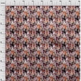 thumbnail image 4 of oneOoneSilkTabbyOrangeFabricAfricanCraftProjectsDecorFabricPrintedByTheYard42InchWide, 4 of 4