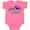 Hot Pink, variant on Inktastic I'm So Cute Its Spooky- cute Halloween spider Boys or Girls Baby Bodysuit