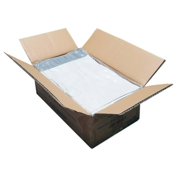 1000 - 7.5x10.5 Premium Matte Finish White Mailers Envelopes Bags (iMBA-2PM-1000)