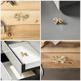 thumbnail image 3 of unbranded Manija De Gabinete De Latón Dorado Con Bowknot Vintage Y Estilo Único, 3 of 8