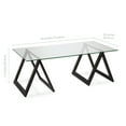 thumbnail image 4 of Evelyn&Zoe Modara 46" Wide Rectangular Coffee Table, Blackened Bronze, 4 of 11