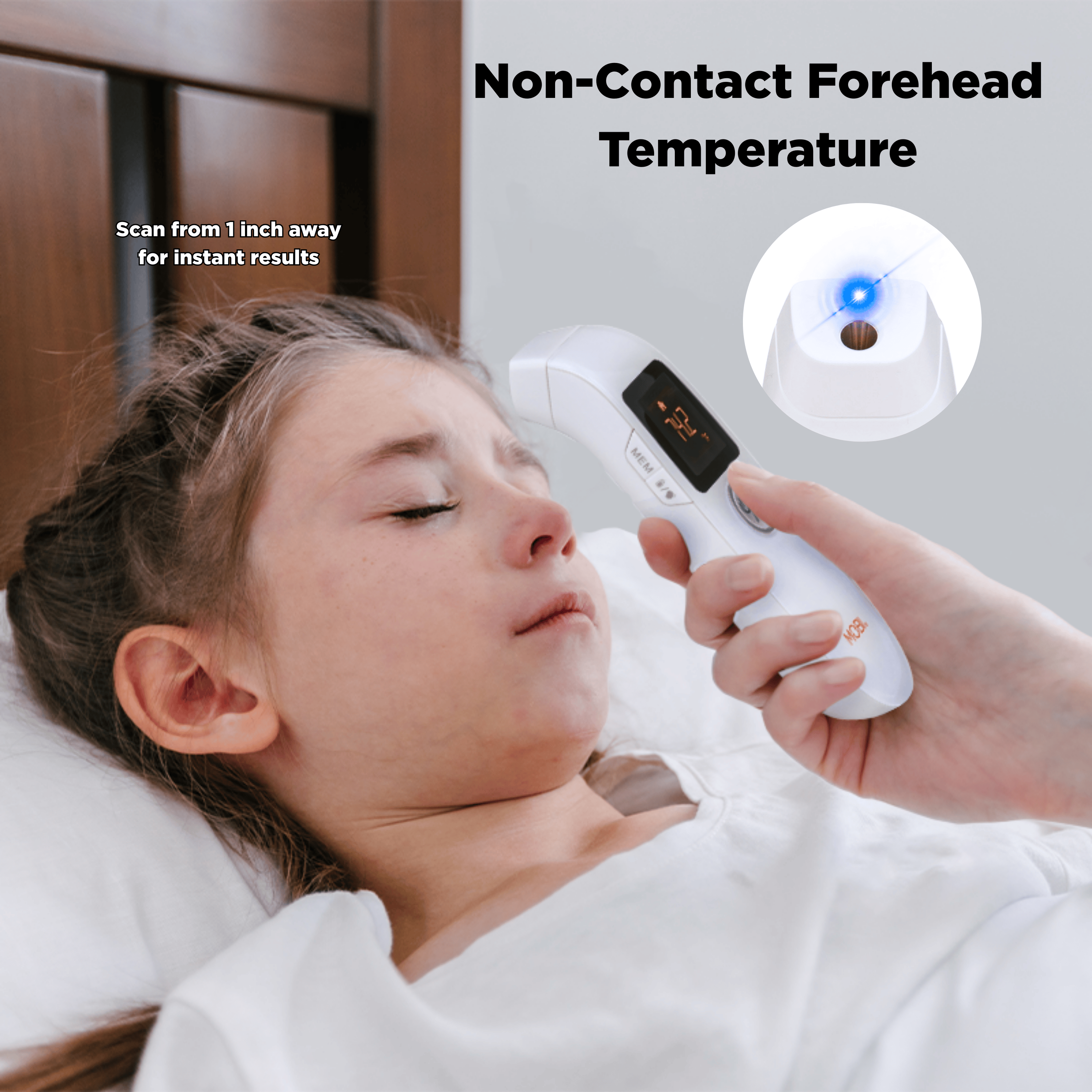 MOBI Air Non-Contact Forehead Thermometer photo 3
