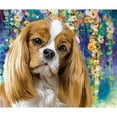 thumbnail image 2 of CafePress - Cavalier King Charles Spaniel Painting Throw Blank - Soft Fleece Throw Blanket, 50"x60" for All Ages, 2 of 4