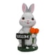 thumbnail image 1 of Estatua de Conejo Solar para Jardín Iluminada con Tulipán en Resina Impermeable Figura Ornamental para Patio Porche Balcón Escultura de Cumpleaños Dec, 1 of 8