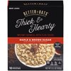 Better Oats Oat Revolution! Thick & Hearty Maple & Brown Sugar Instant Oatmeal With Flax, 10 Ct