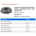 thumbnail image 2 of Automatic Transmission Shift Linkage Bushing - Compatible with 1983 - 1992 Chevy G30 1984 1985 1986 1987 1988 1989 1990 1991, 2 of 2