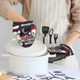 thumbnail image 6 of Lsque Sml Jeffy Pattern Non-Slip Mini Oven Mitt Set，Mini Oven Gloves Silicone Heat Resistant Cooking Pinch Mitts Potholder for Kitchen Cooking & Baking, 6 of 7