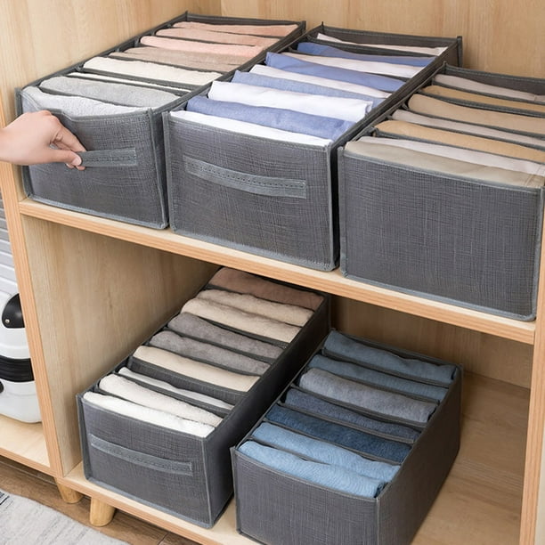 Tela Dormitorio Armario Organizador Pantalones Camiseta Cajones Bebe Cajas Guardar Ropa Separador Almacenamiento Organizacion Walmart en linea