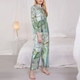 thumbnail image 3 of Kdxio Vintage Rose1 Women's Pajama Sets Long Sleeve Button Down Sleepwear Nightwear Soft Pjs Lounge Sets-Small, 3 of 7