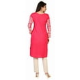 thumbnail image 2 of Maple Clothing Plus Size Indian Kurtas for Women Long Kurti Tunic Tops (Pink, 8XL), 2 of 6