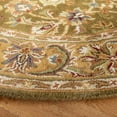 thumbnail image 3 of SAFAVIEH Classic Gloria Oriental Wool Area Rug, Olive/Camel, 4'6" x 6'6" Oval, 3 of 11