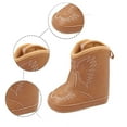 thumbnail image 4 of GYUJNB Autumn and Winter Baby Boots Cowboy Boots Baby Embroidered Cartoon Mid Calf Boots,Kids Shoes,Winter Shoes,Size:9-12 Months, 4 of 5