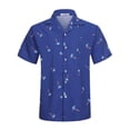 thumbnail image 3 of Camisas casuales de verano para hombre, ropa con estampado 3D, camisas hawaianas de playa, camisetas de manga corta Y2K, ropa vintage, blusa con solapa, 3 of 5