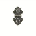 6pcs Antique Bronze Mini Lace Hinges for Jewelry Boxes and Cabinets ...