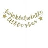 Twinkle Twinkle Little Star Banner, Baby Shower Party Sign, Baby Girl's/Boy's Birthday Party Decorations