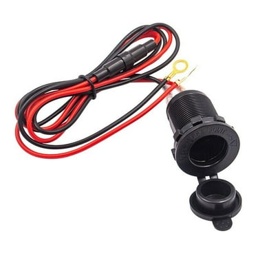 USB Charger Power Adapter Outlet Waterproof 12V Car Cigarette Lighter Y1Z1