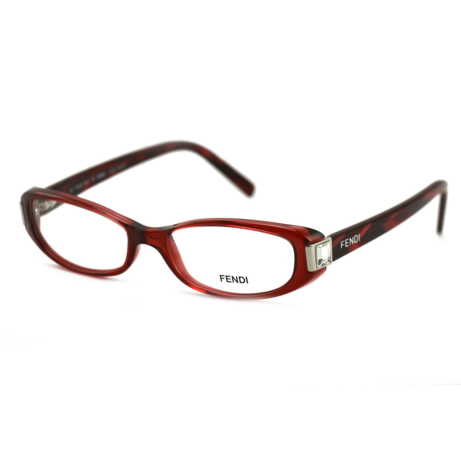 Fendi Women's Eyeglasses FF666R 603 Burgundy 51 16 135 Frames Oval