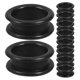 thumbnail image 2 of GAXIRE 10 anillos de dedo para tijeras de aseo, anillos para recortar el cabello, anillos de dedo de silicona para peluquería, 2 of 6